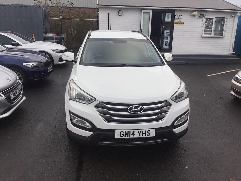 Used Hyundai Santa Fe Premium 2014 White SUV