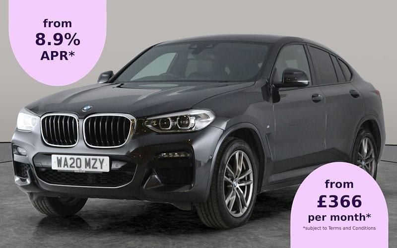 Used 2020 BMW X4 M Sport SUV | £23,646 (Good price) - Image 1/2