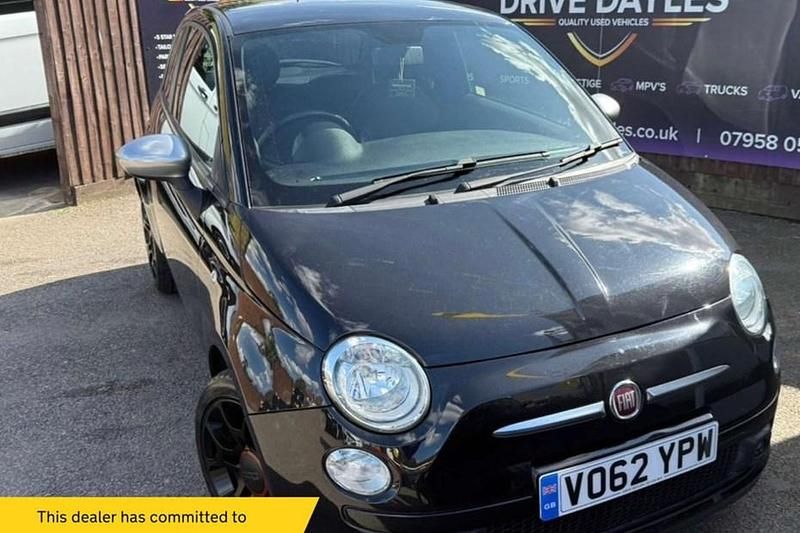 Black Used 2012 Fiat 500 Street Hatchback | £3,699 (Fair price) - Image 1/1