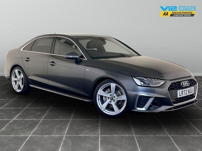 Grey Used 2022 Audi A4 S-Line Sedan | £22,595 (Fair price) - Image 1/2