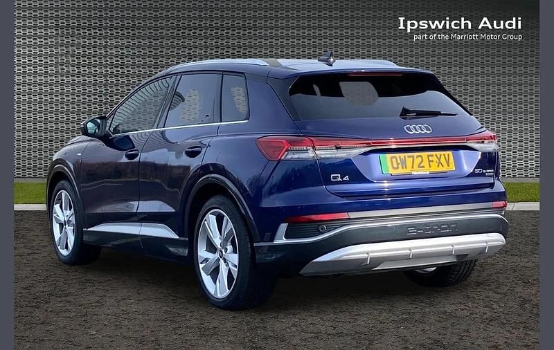 Used Audi Q4 e-tron S-Line 219 kW (299 HP) 2023 Blue SUV