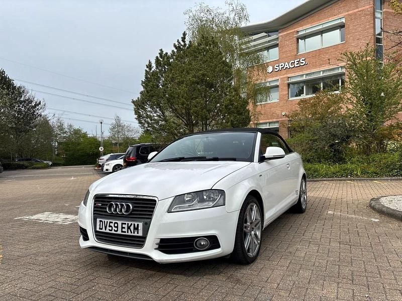 Used Audi A3 Cabriolet S-Line 105 HP (77 kW) 2009 White Cabriolet