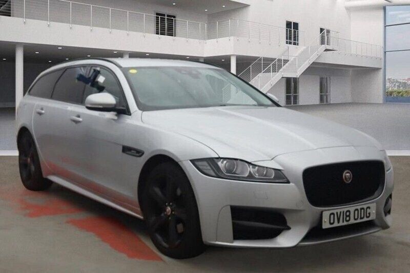 Silver Used 2018 Jaguar XF Sportbrake R-Sport Estate | £13,500 (Good price) - Image 1/1