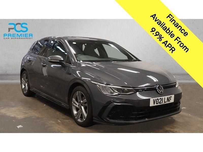 Grey Used 2021 VW Golf VIII R-line Hatchback | £16,695 (Fair price) - Image 1/3