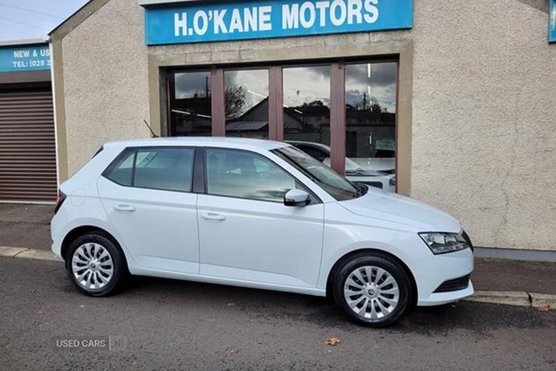 Used Skoda Fabia 75 HP (55 kW) 2020 White Hatchback