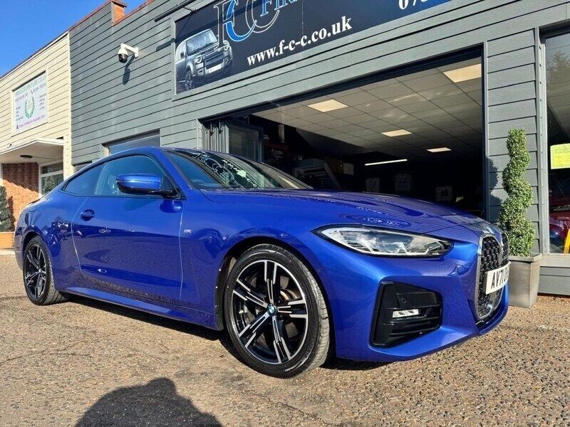 Blue Used 2021 BMW 420 M Sport Coupe | £24,995 (Fair price) - Image 1/4