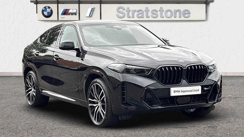 Black Used 2025 BMW X6 M Sport SUV | £69,990 - Image 1/3