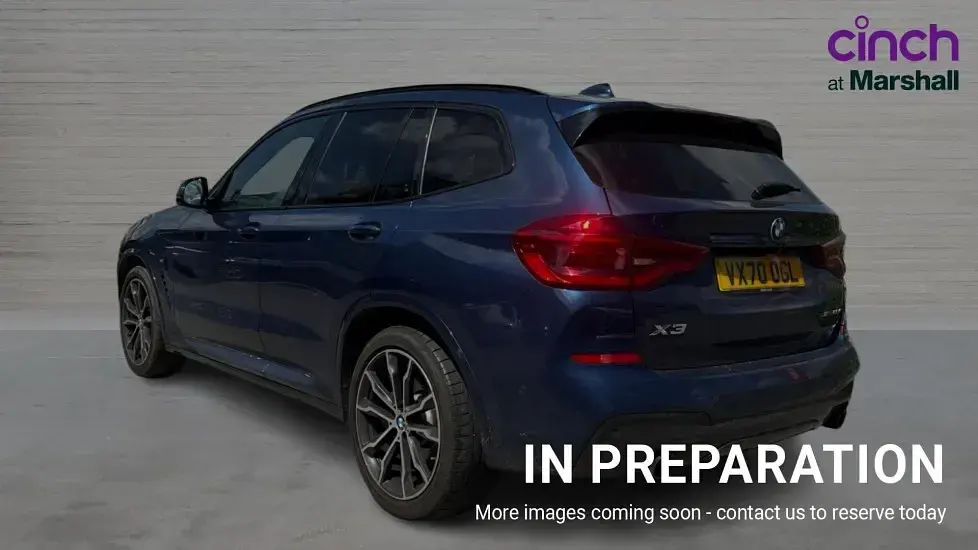 Used BMW X3 M Sport 190 HP (139 kW) 2020 Blue SUV
