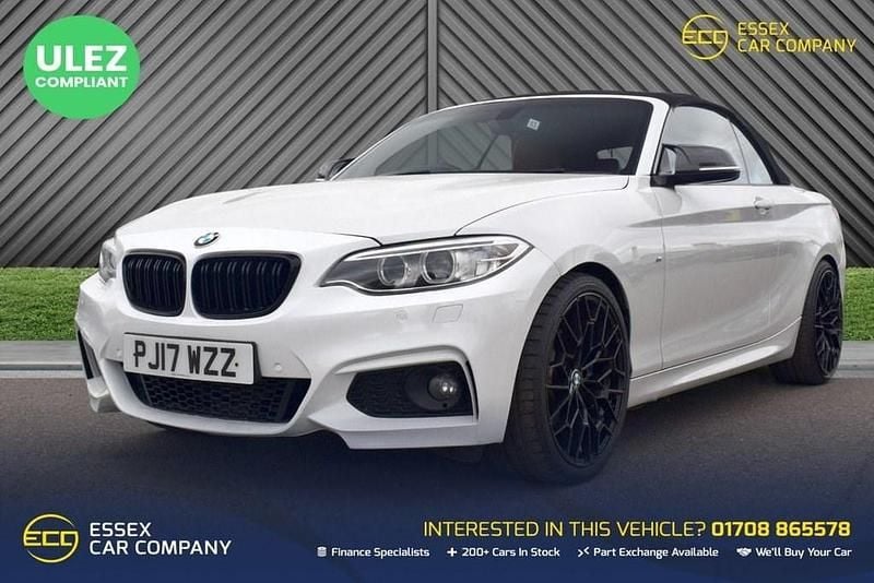 Used BMW 218 M Sport 150 HP (110 kW) 2017 White Cabriolet