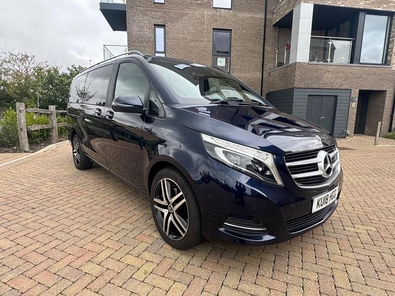 Used Mercedes V220 2018 Blue MPV