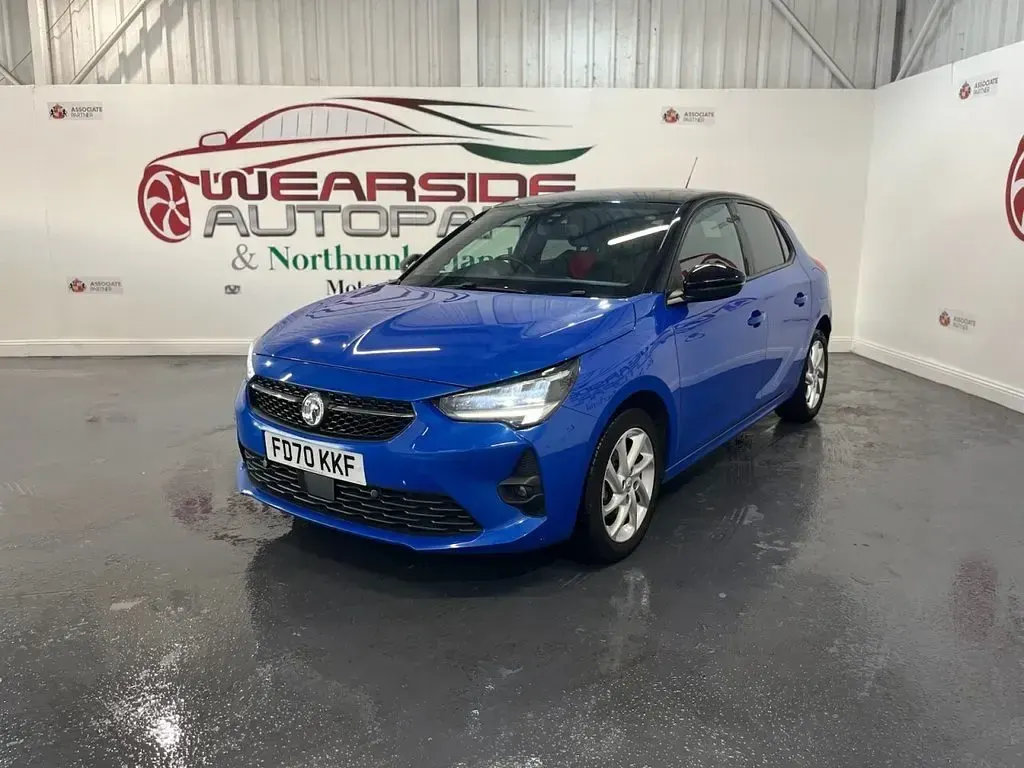 Used Vauxhall Corsa SRi 100 HP (73 kW) 2020 Blue Hatchback