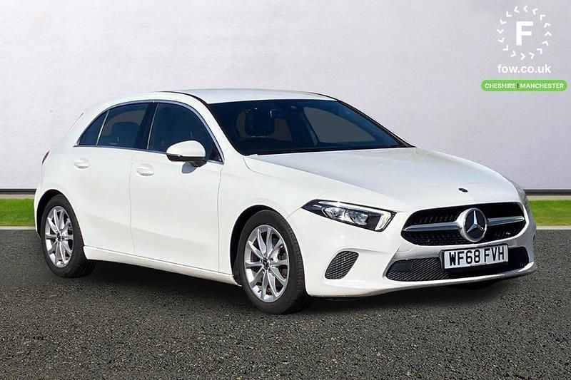 White Used 2018 Mercedes A180 Hatchback | £13,399 (Fair price) - Image 1/4