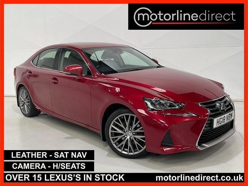 Used Lexus IS300h 223 HP (164 kW) 2018 Red Sedan