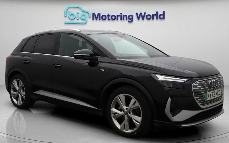 Used 2022 Audi Q4 e-tron S-Line SUV | £25,100 - Image 1/4