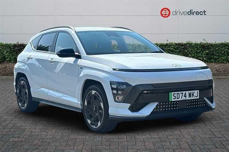 White Used 2024 Hyundai Kona N Line SUV | £26,106 (A bit pricey) - Image 1/4