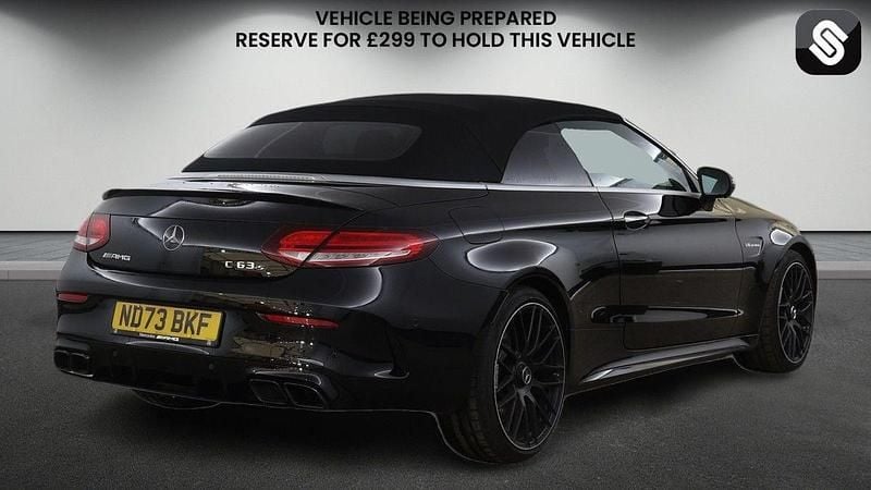 Used Mercedes C63 AMG Premium Plus 2023 Obsidian black Cabriolet