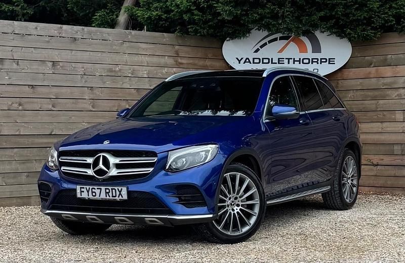 Blue Used 2017 Mercedes GLC250 AMG line SUV | £19,495 (Fair price) - Image 1/4