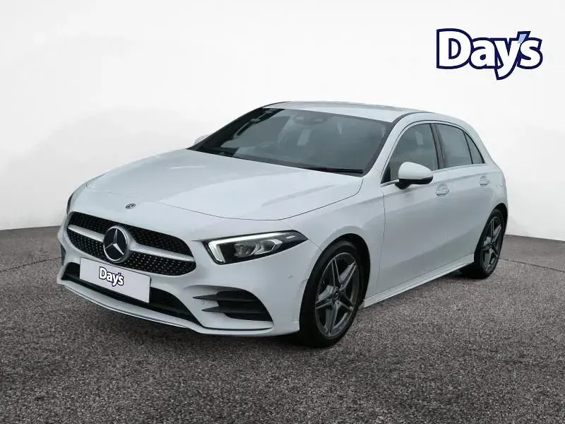 Used Mercedes A200 AMG Line Premium 2018 White Hatchback