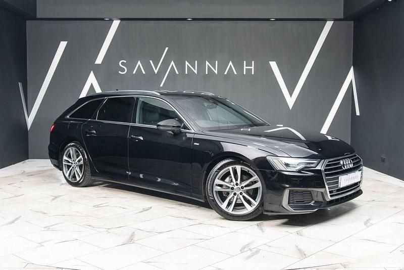 Used Audi A6 S-Line 204 HP (150 kW) 2019 Black Estate