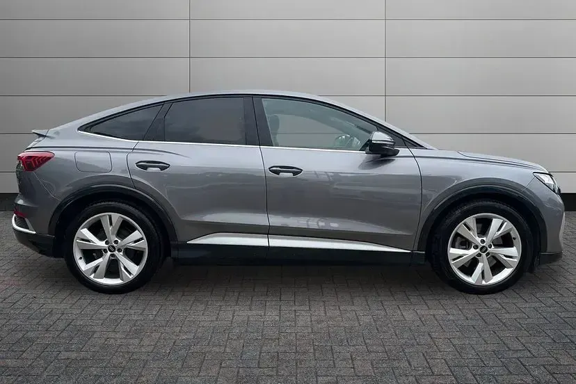 Used Audi Q4 Sportback e-tron S-Line 147 kW (201 HP) 2023 Typhoon grey SUV