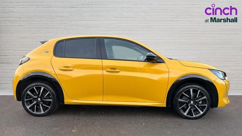 Used Peugeot e-208 GTi 100 kW (136 HP) 2023 Yellow Hatchback
