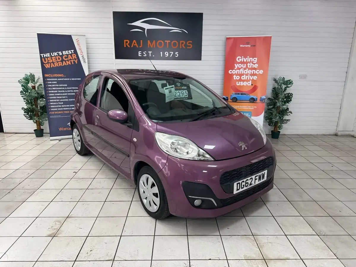 Used Peugeot 107 Active 68 HP (50 kW) 2012 Purple Hatchback