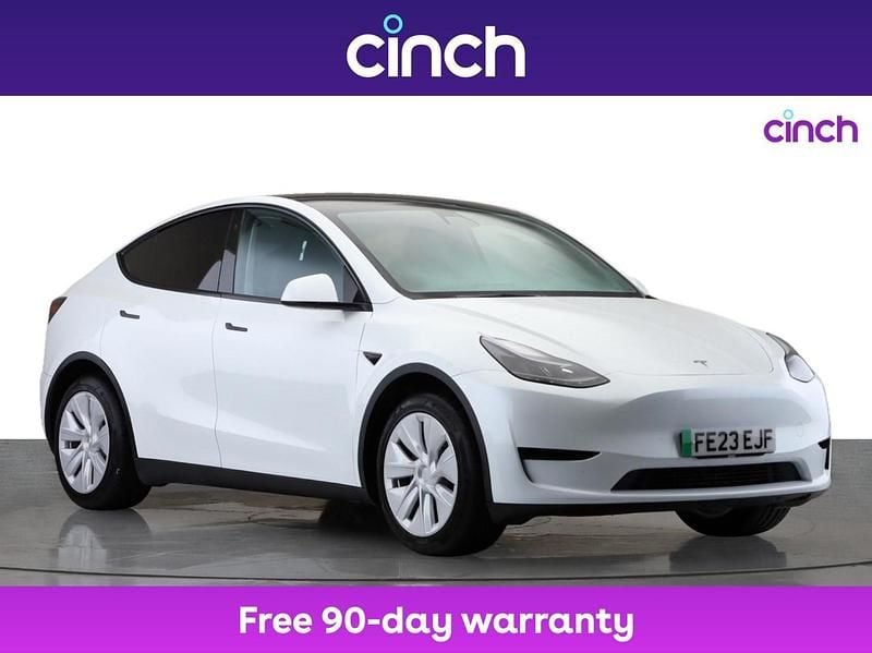 White Used 2023 Tesla Model Y RWD SUV | £24,449 (Fair price) - Image 1/3