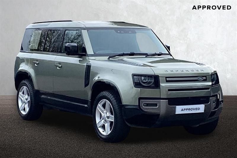 Pangea green Used 2022 Land Rover Defender SE Dynamic Estate | £57,350 (A bit pricey) - Image 1/4
