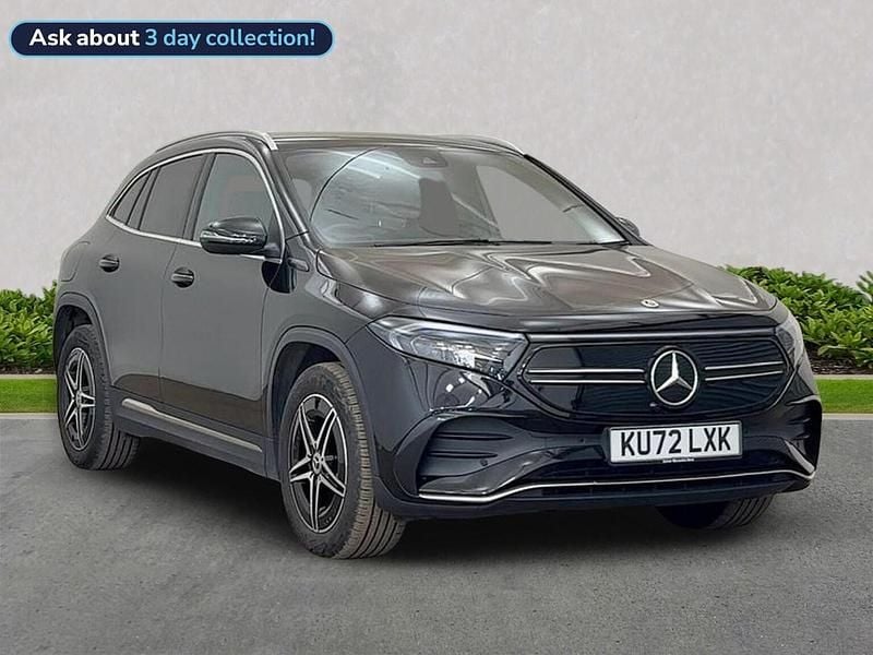 Black Used 2022 Mercedes EQA250+ AMG line SUV | £19,800 (Fair price) - Image 1/4