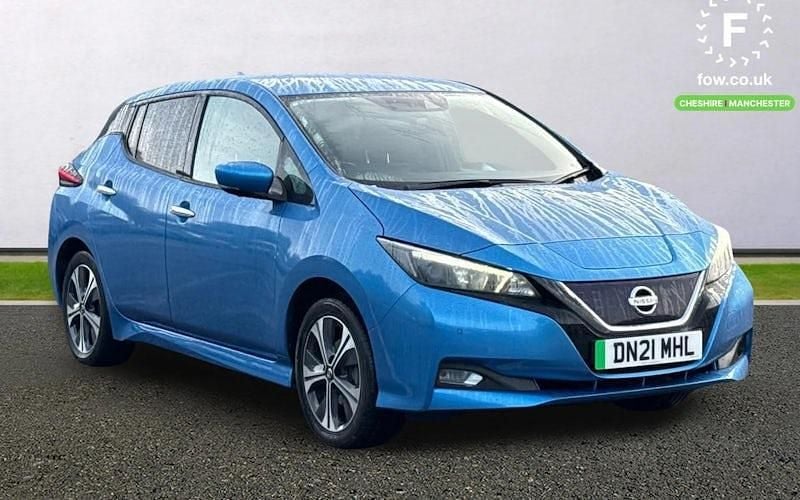 Blue Used 2021 Nissan Leaf 360º Hatchback | £9,199 (Good price) - Image 1/4
