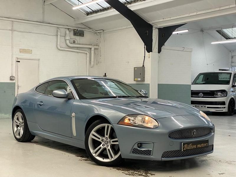 Used Jaguar XKR Supercharged 420 HP (308 kW) 2007 Blue Coupe