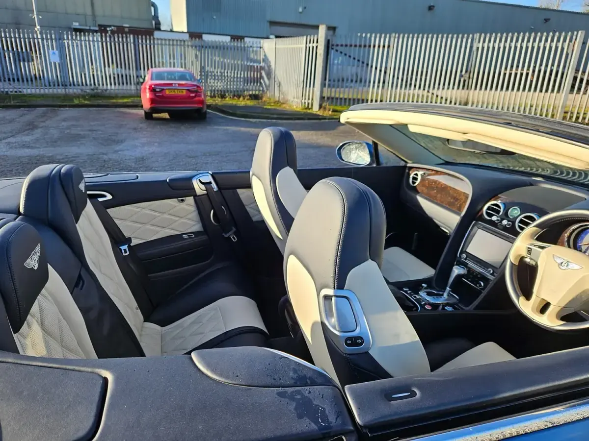 Used Bentley Continental Mulliner 2013 Blue Cabriolet