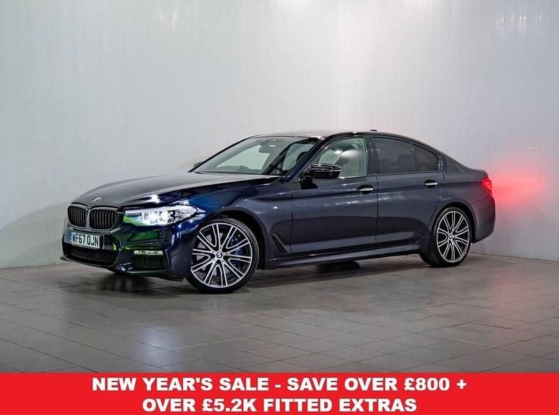 Black Used 2017 BMW 540 M Sport Sedan | £22,910 (Fair price) - Image 1/4