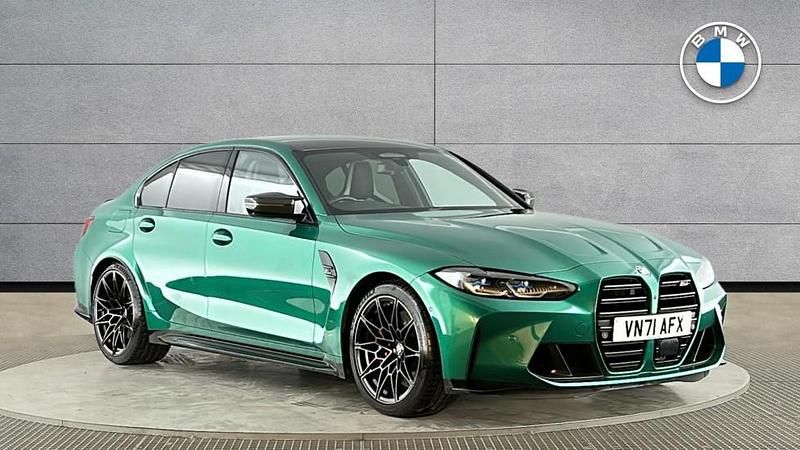 Green Used 2021 BMW M3 Competition Edition Sedan | £59,950 (Expensive) - Image 1/4