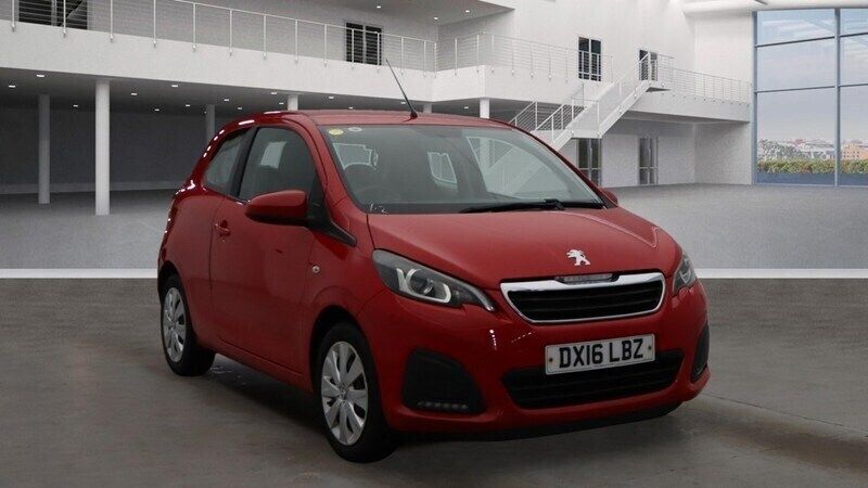 Red Used 2016 Peugeot 108 Active Hatchback | £4,195 (Fair price) - Image 1/4