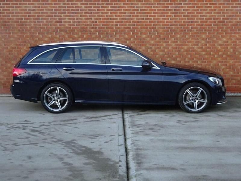Used Mercedes C200 AMG Line Premium 2018 Blue Estate