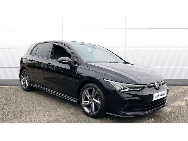 Black Used 2021 VW Golf VIII R-line Hatchback | £17,261 (Fair price) - Image 1/4