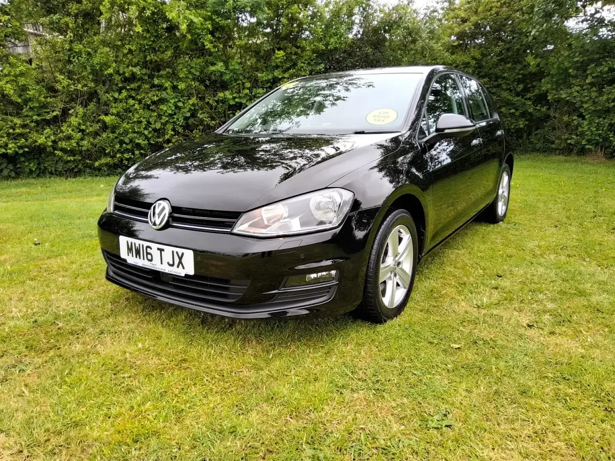 Used VW Golf VII Edition 110 HP (80 kW) 2016 Black Hatchback