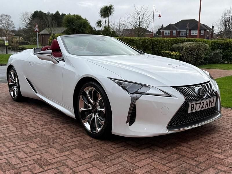 Used Lexus LC 500 Sport Line 2022 White Cabriolet