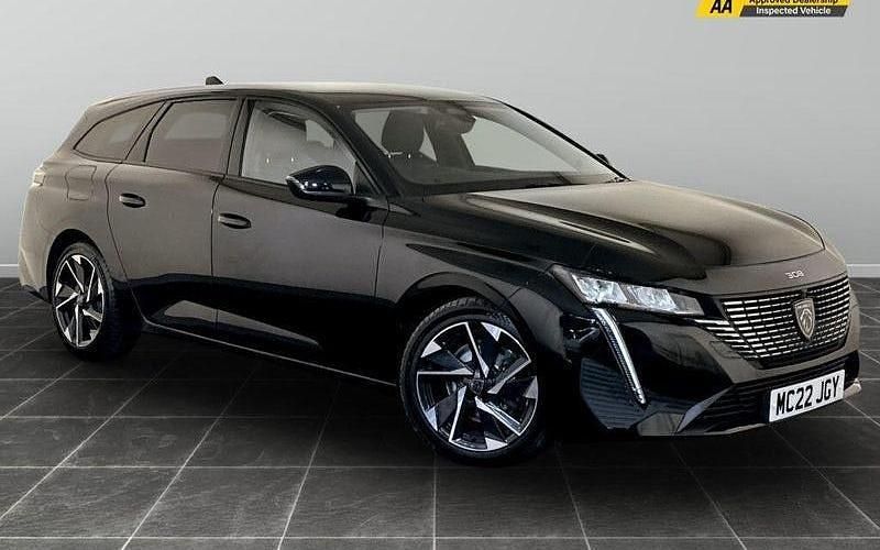 Black Used 2022 Peugeot 308 Active Premium Estate | £12,595 (Fair price) - Image 1/2