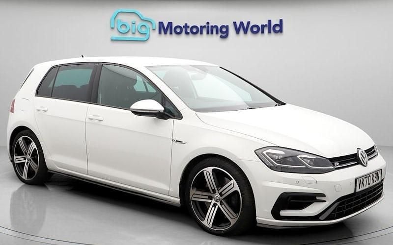 White Used 2020 VW Golf VII R Hatchback | £25,600 (Good price) - Image 1/4