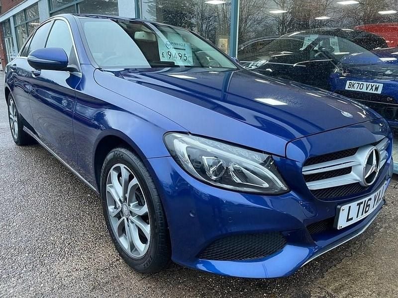 Used Mercedes C350e 2016 Blue Sedan