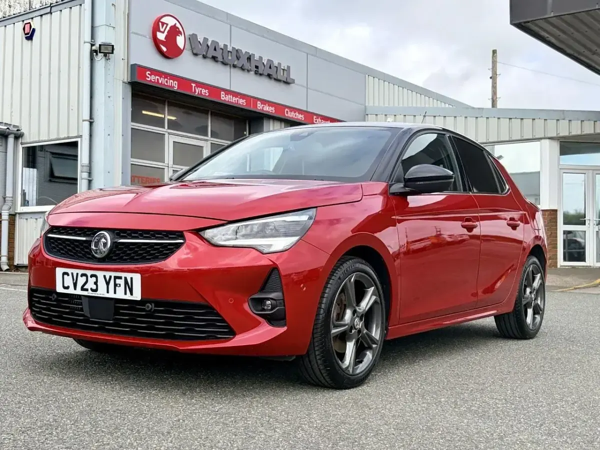 Used Vauxhall Corsa Ultimate 99 HP (72 kW) 2023 Red Hatchback