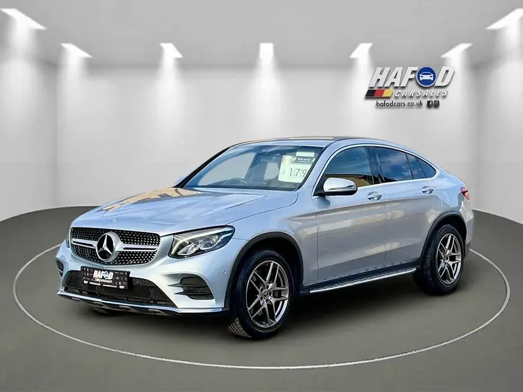 Used Mercedes GLC250 AMG line 2017 Silver Coupe