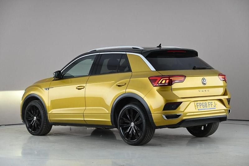 Used VW T-Roc R-line 2018 Yellow SUV