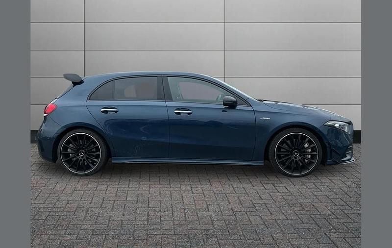 Used Mercedes A35 AMG Premium Plus 306 HP (225 kW) 2022 Blue Hatchback