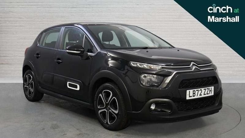 Black Used 2022 Citroën C3 PureTech Hatchback | £10,664 (Fair price) - Image 1/4