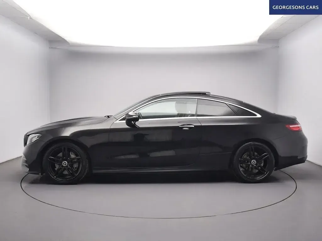 Used Mercedes E220 AMG line 2018 Black Coupe
