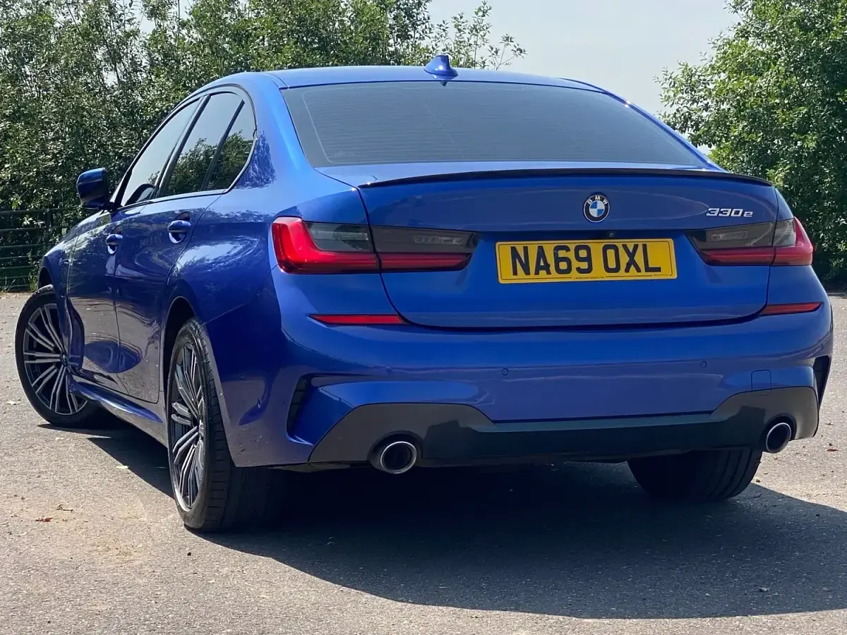 Used BMW 330e M Sport 2019 Portimao blue Sedan