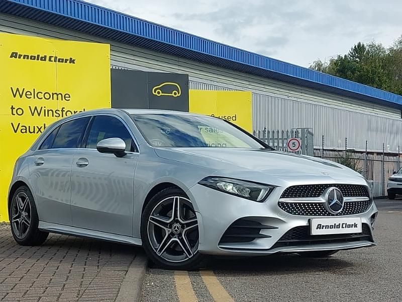 Silver Used 2021 Mercedes A220 AMG line Hatchback | £18,998 (Fair price) - Image 1/4